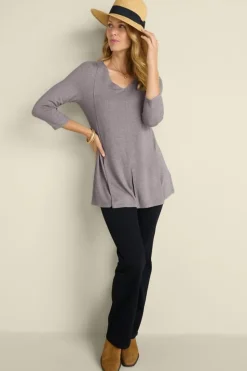 Hot Soft Surroundings Ophelia Tunic HeatherGrey