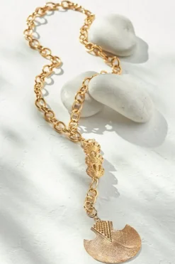 Discount Soft Surroundings Pacha Pendant Necklace Gold