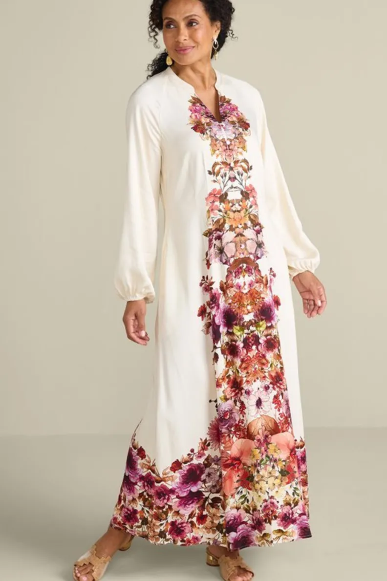 Outlet Soft Surroundings Paulette Shirtdress MultiFloral
