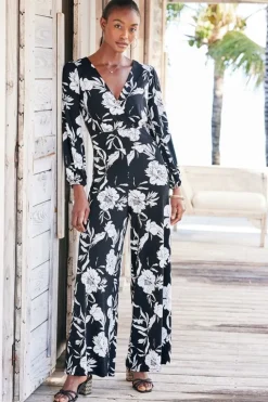 Clearance Soft Surroundings Penelope Long Sleeve Jumpsuit