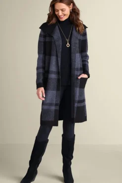Hot Soft Surroundings Posh Plaid Cardigan PoshPlaid
