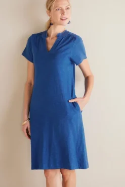 Best Soft Surroundings Presley Short Dress Sapphire