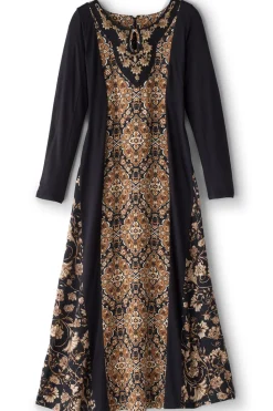 Sale Soft Surroundings Priska Maxi Dress AutumnTile