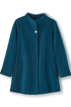 Online Soft Surroundings Rachel Swing Coat SailorBlue