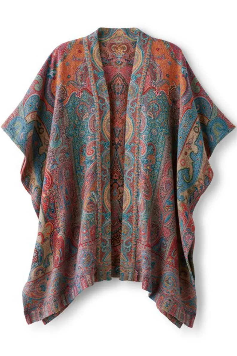 Online Soft Surroundings Rhea Woven Kimono Wrap Multi