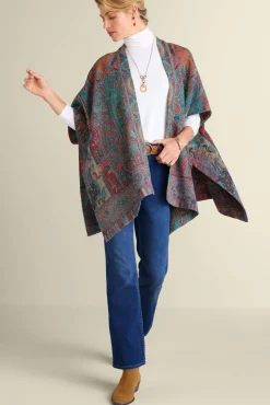 Online Soft Surroundings Rhea Woven Kimono Wrap Multi