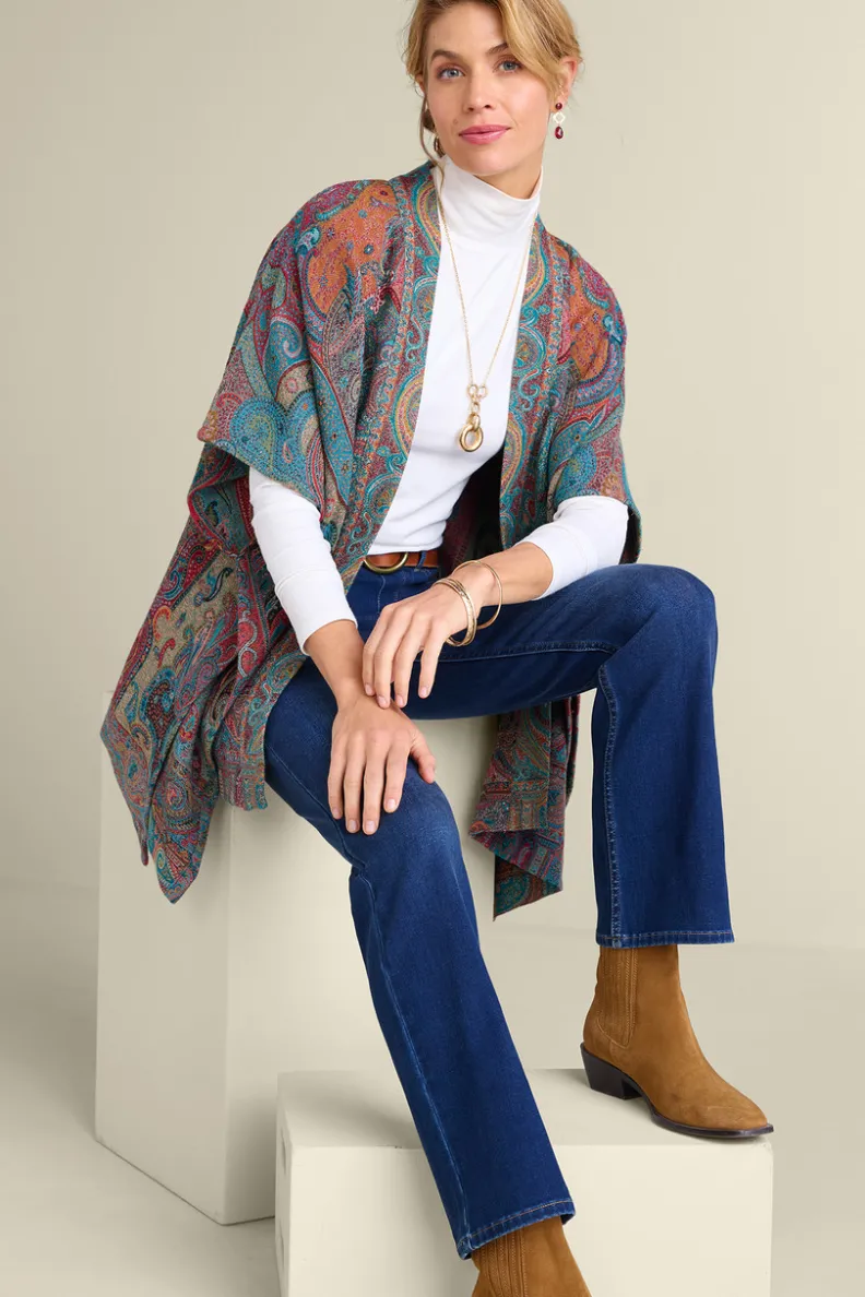 Online Soft Surroundings Rhea Woven Kimono Wrap Multi