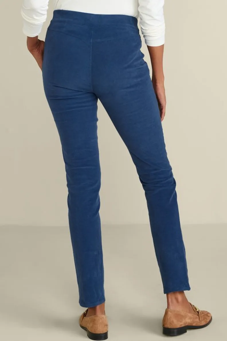 Best Soft Surroundings Rockland Corduroy Slim Leg Pull On Pants
