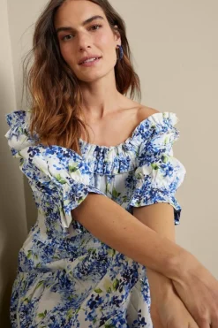 Clearance Soft Surroundings Rosana Maxi Dress Wisteria