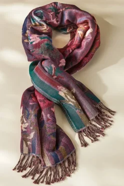 Sale Soft Surroundings Rosy Reversible Scarf Multi