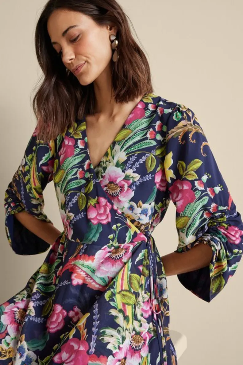 Online Soft Surroundings Samantha Maxi Dress NavyPaisley