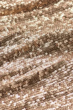 Discount Soft Surroundings Sancerre Sequin Dress GoldSequin