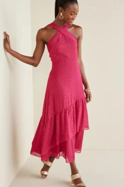 Fashion Soft Surroundings Sanna Sparkling Maxi Dress Sangria