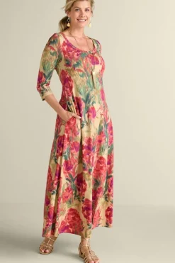 Best Soft Surroundings Santiago 3/4 Sleeve Dress