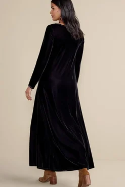 Best Soft Surroundings Santiago Stretch Velvet Dress