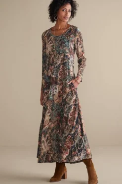 Best Soft Surroundings Santiago Stretch Velvet Dress