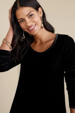 Best Soft Surroundings Santiago Stretch Velvet Dress