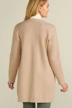 Fashion Soft Surroundings Scarlett Long Cardigan SandMulti