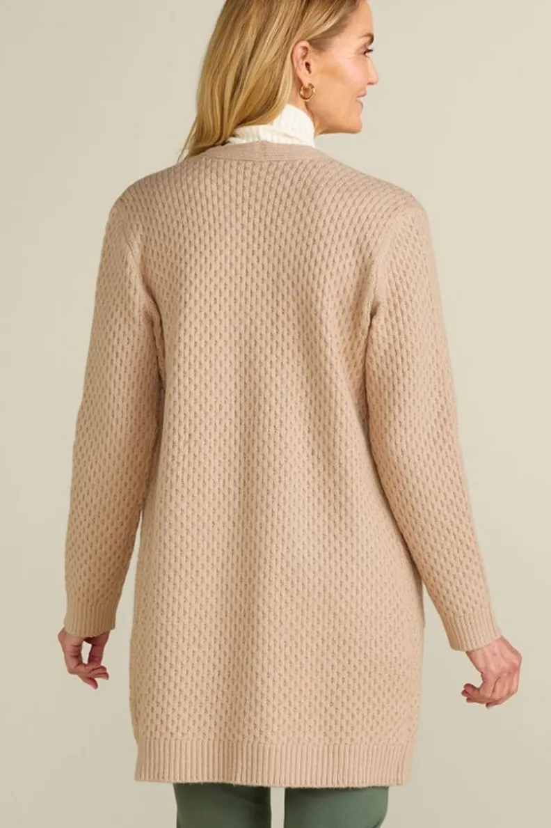 Fashion Soft Surroundings Scarlett Long Cardigan SandMulti