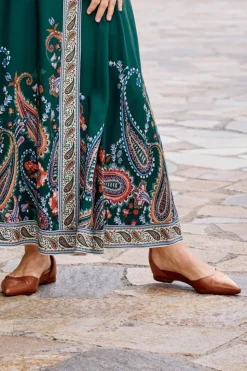 Sale Soft Surroundings Seychelles What A Girl Wants Zip Flats Tan