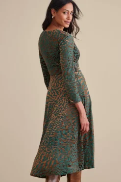 Discount Soft Surroundings Shae Dress MultiAnimal
