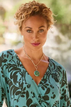 Best Soft Surroundings Shiva Pendant Necklace Turquoise