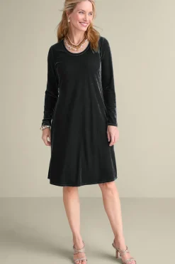 Hot Soft Surroundings Short Santiago Velvet Dress