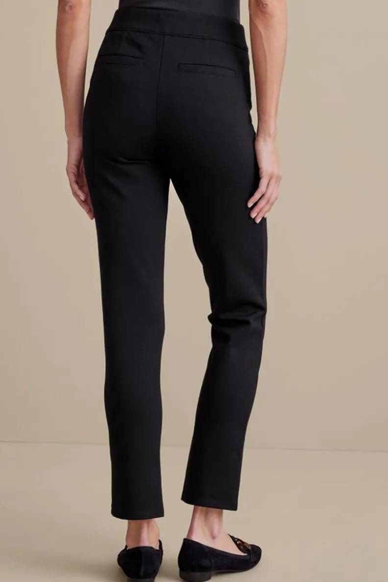 New Soft Surroundings Soft Essential Ponte Slim Ankle Pants