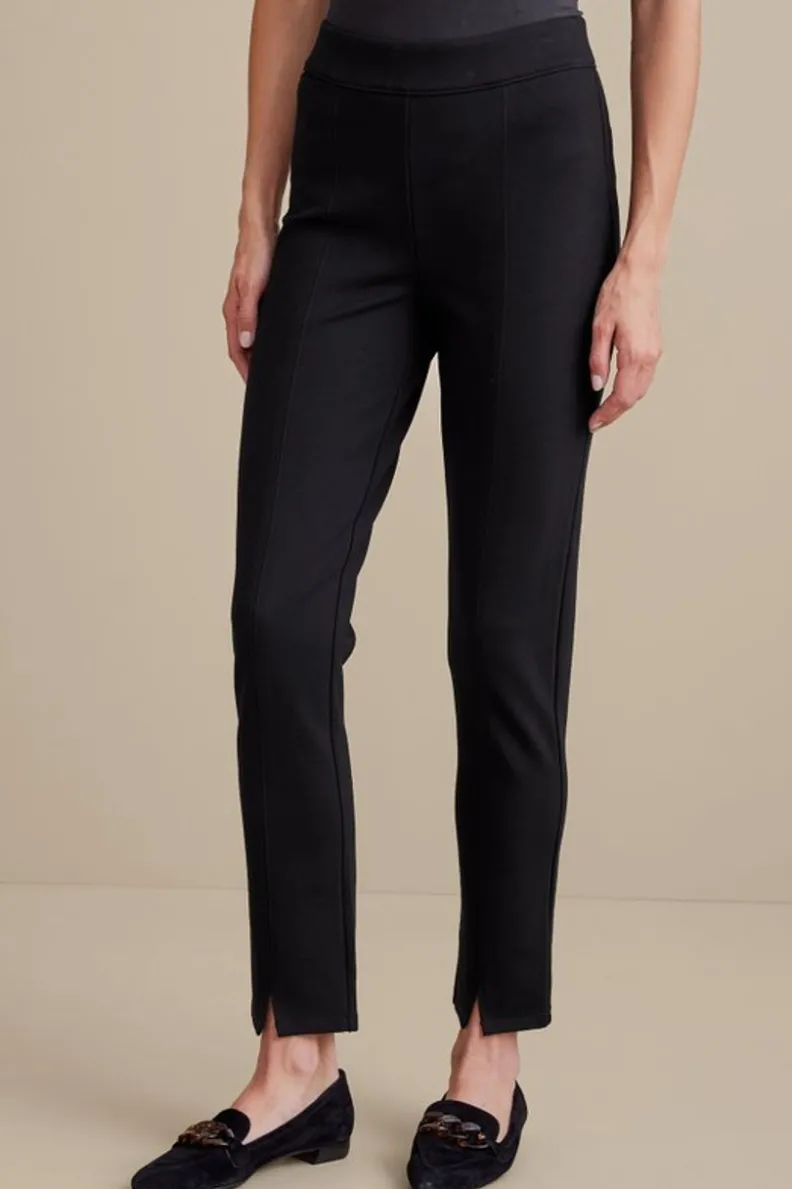New Soft Surroundings Soft Essential Ponte Slim Ankle Pants
