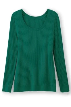Sale Soft Surroundings Soft Essential Ribbed Pullover Sweater