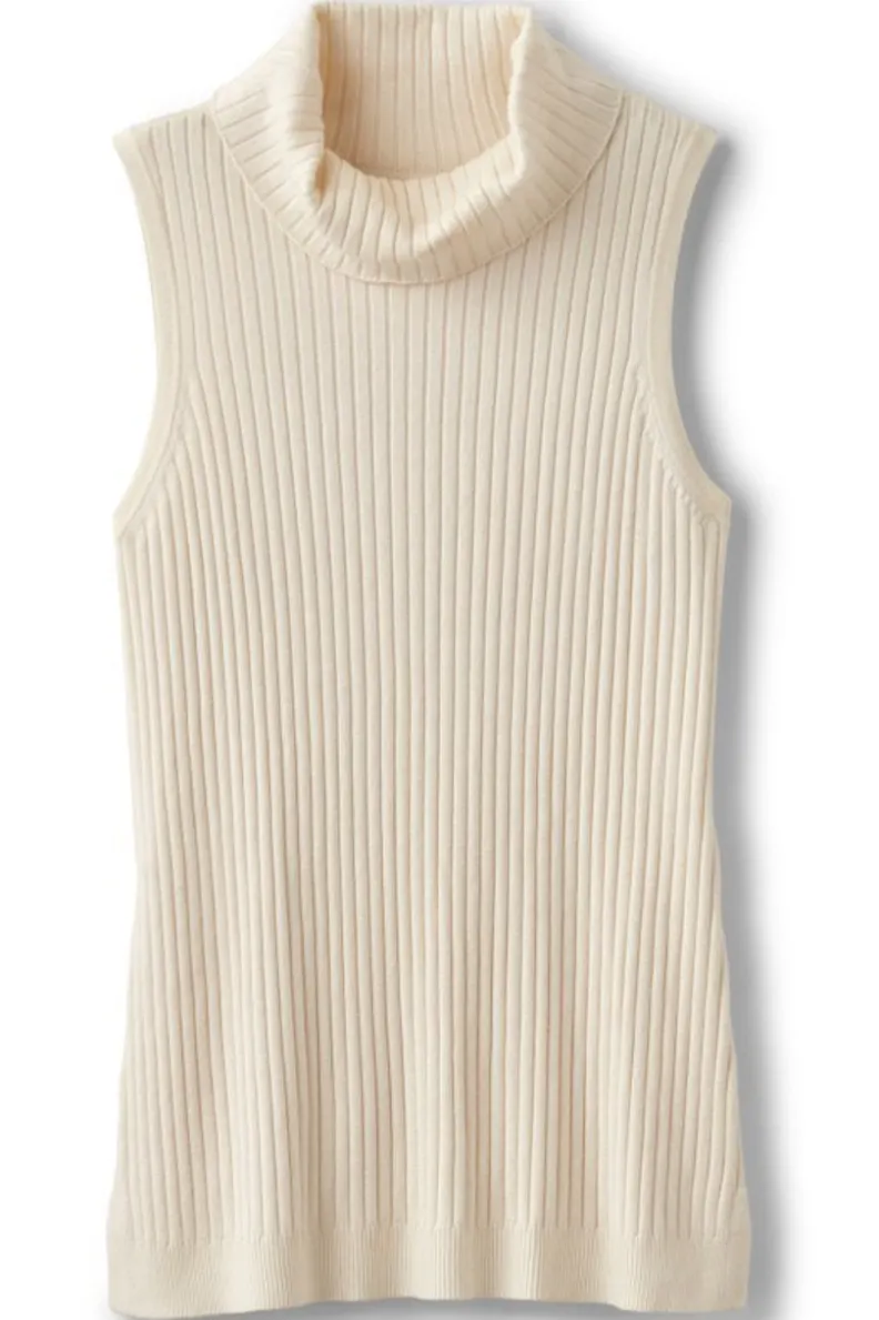 Outlet Soft Surroundings Soft Essential Ribbed Turtleneck Tank