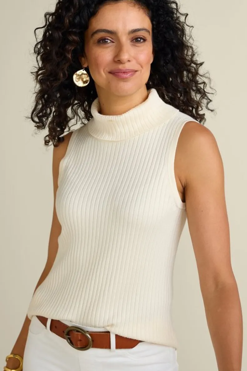Outlet Soft Surroundings Soft Essential Ribbed Turtleneck Tank