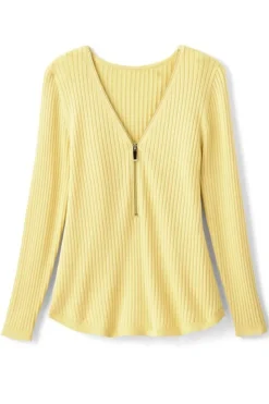 Outlet Soft Surroundings Soft Essential Ribbed Valentina Sweater