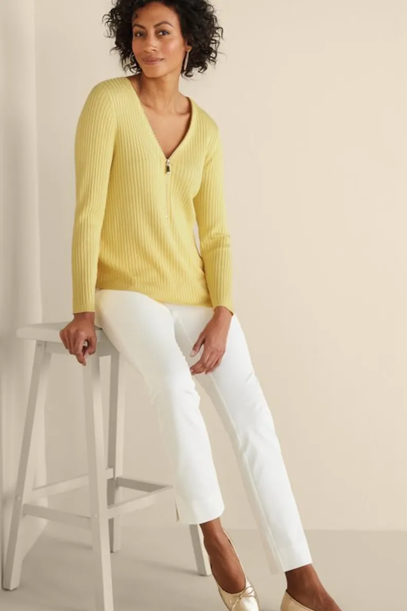 Outlet Soft Surroundings Soft Essential Ribbed Valentina Sweater