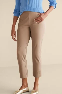 Online Soft Surroundings Soft Essential Superla Slim Leg Crop Pants