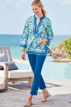 Online Soft Surroundings Soft Essential Superla Slim Leg Crop Pants