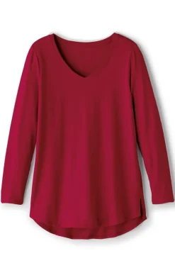 Online Soft Surroundings Soft Essential Supima Isabel Long Sleeve Tunic