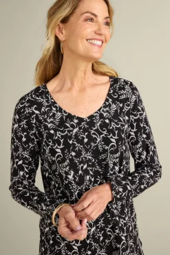 Online Soft Surroundings Soft Essential Supima Isabel Long Sleeve Tunic