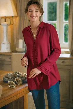 Hot Soft Surroundings Sonnet Blouse