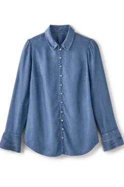 Best Soft Surroundings Sonnet Tencel™ Shirt Chambray