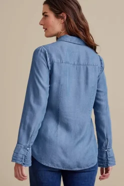 Best Soft Surroundings Sonnet Tencel™ Shirt Chambray