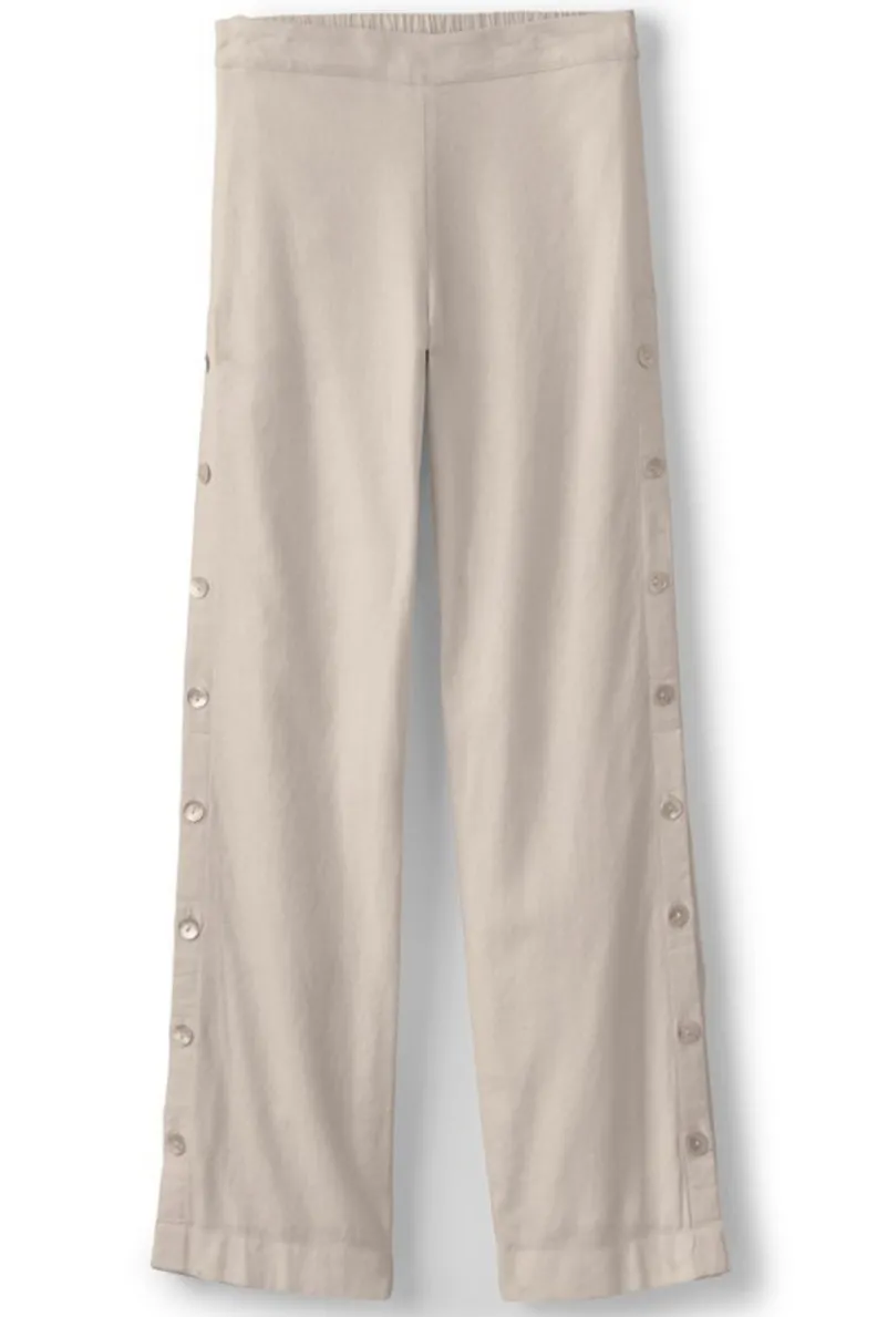 Clearance Soft Surroundings Sonoma Linen Blend Wide Leg Pants
