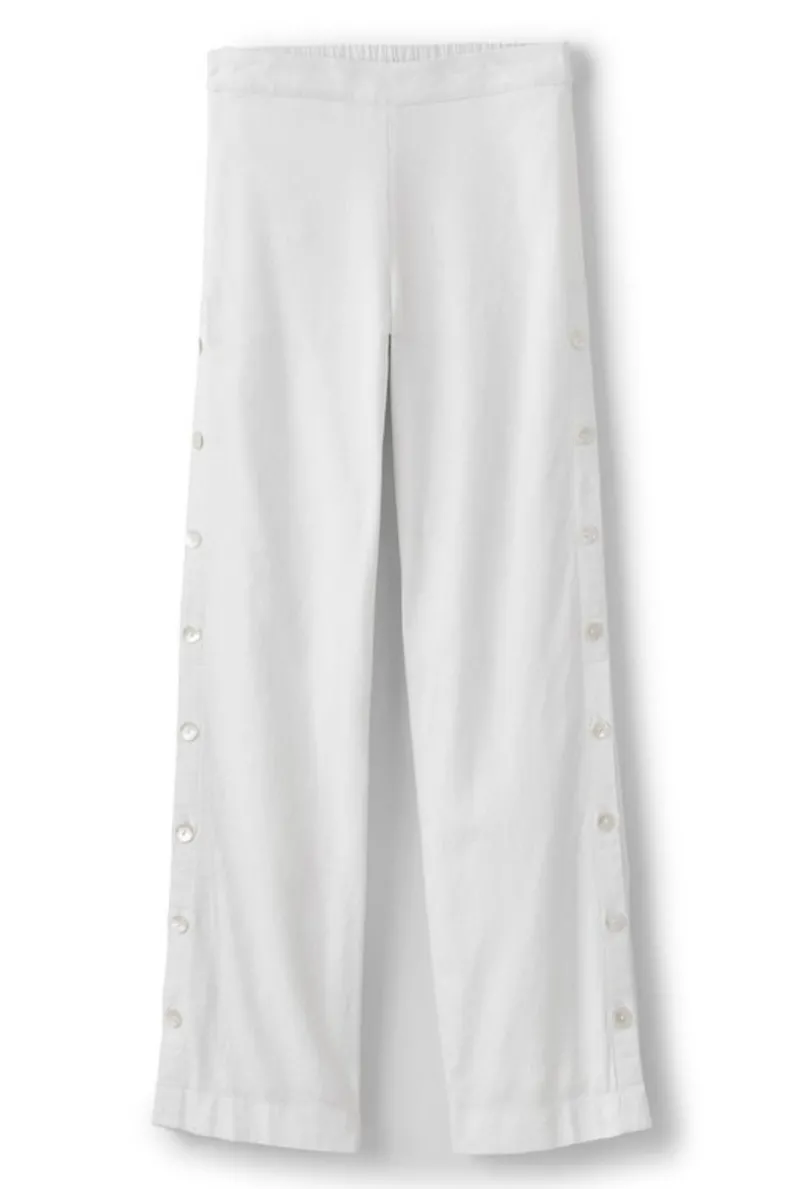 Clearance Soft Surroundings Sonoma Linen Blend Wide Leg Pants