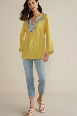 Outlet Soft Surroundings Soraya Embellished Tunic Sunstruck