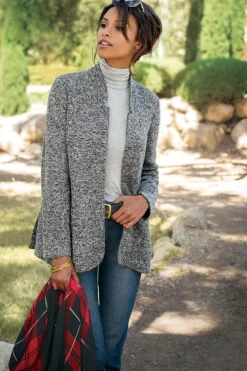 Clearance Soft Surroundings St. James Jacket Charcoal