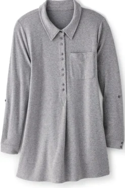 Outlet Soft Surroundings Take It Easy Top MediumHeatherGrey