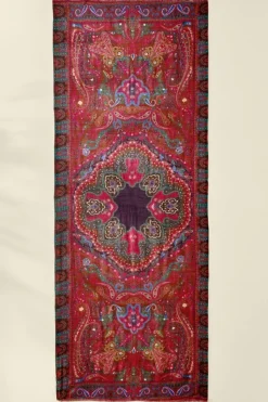 New Soft Surroundings Tamara Paisley Scarf Multi