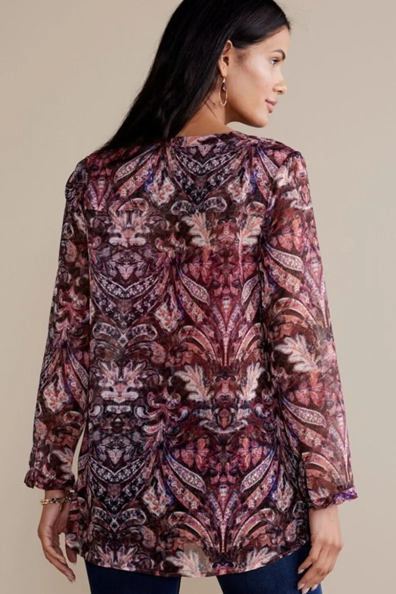 Online Soft Surroundings Tasha Top MultiTapestry