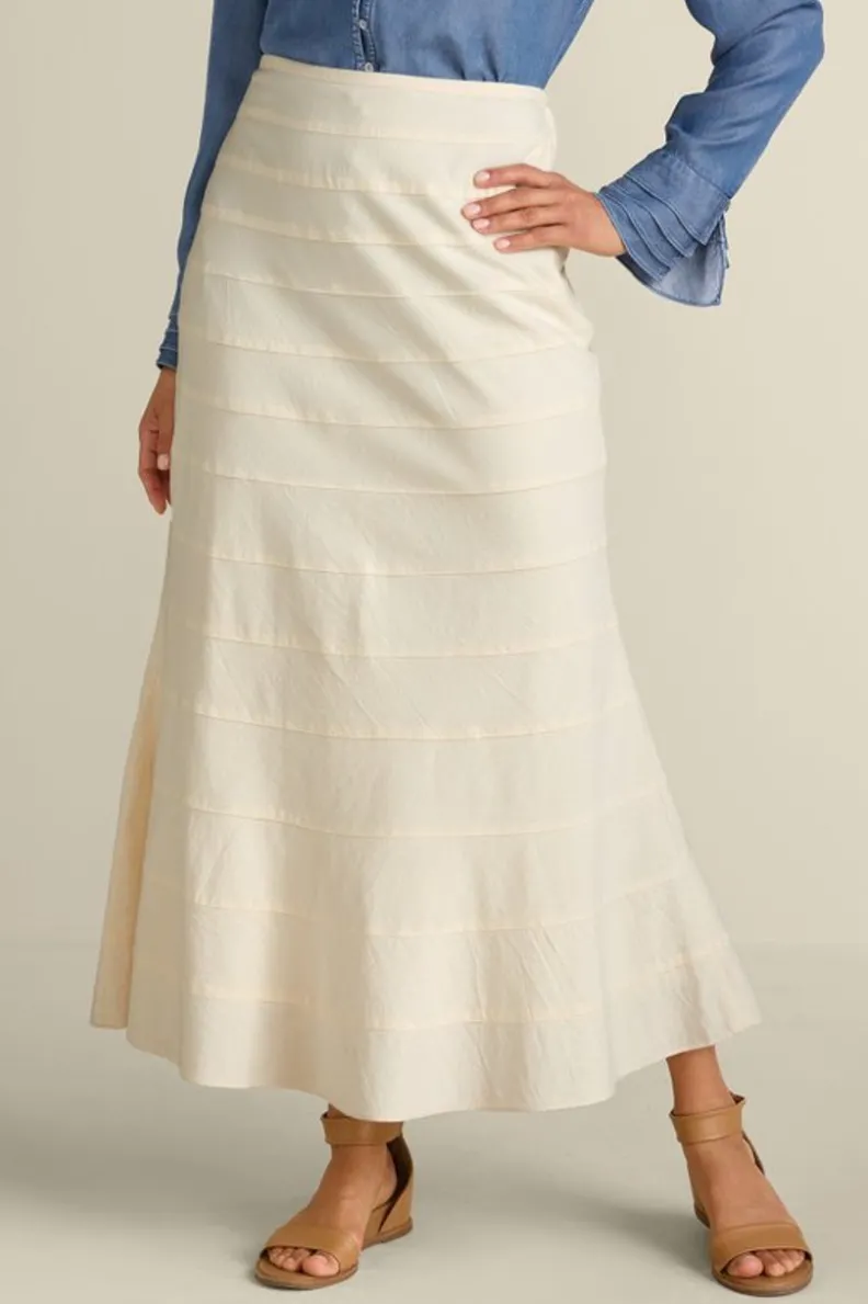 Best Soft Surroundings Terah Maxi Skirt AntiqueWhite