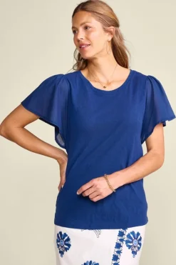 Online Soft Surroundings Tessa Tee EstateBlue